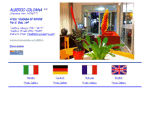 Tablet Screenshot of albergocolonna.com